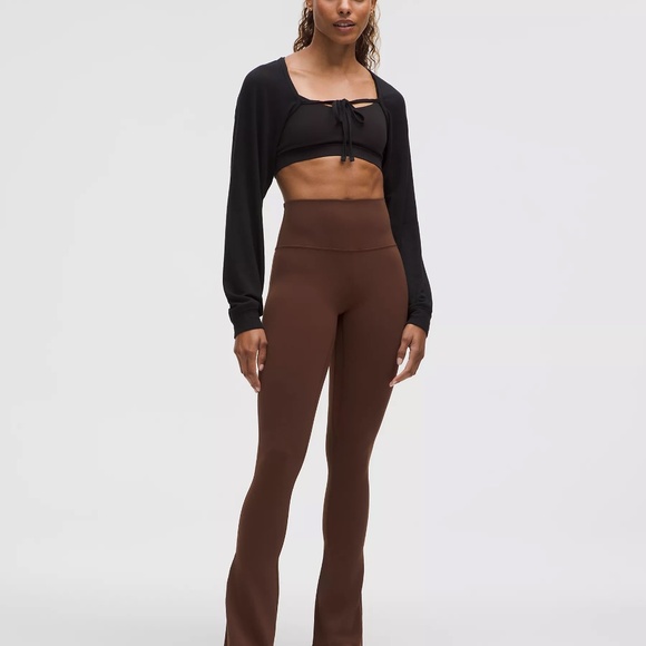 lululemon align high-rise mini-flare pant *short - java - Picture 7 of 9